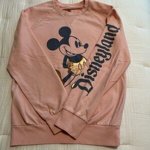 Disneyland Briar Rose Gold Mickey Mouse Sweatshirt